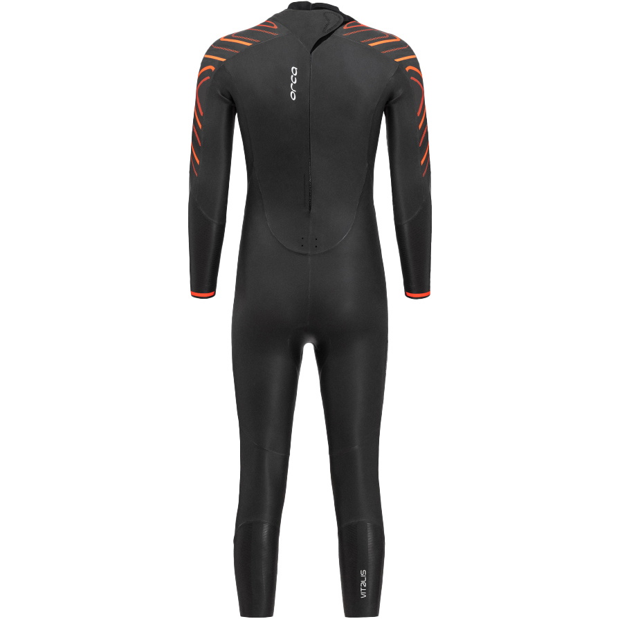 2026 Orca Da Uomo Vitalis Thermal Back Zip Open Water Swim Muta NN2U - Black
